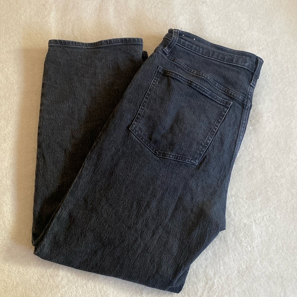 Madewell Wide Leg Jean Black 31